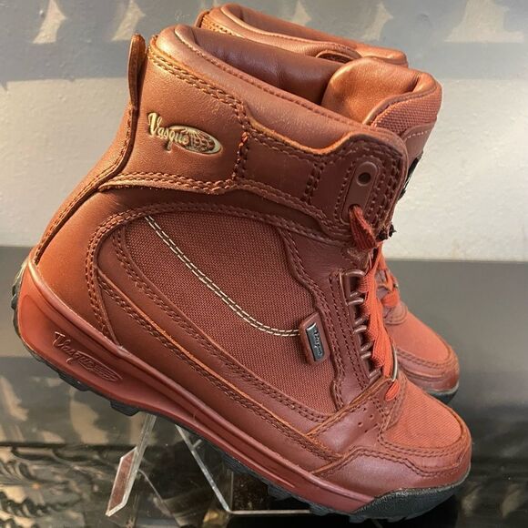 Vasque Ankle Hiking Boots Leather/Fabric Orange Youth 4 M/W6. Front Laces - Picture 9 of 13